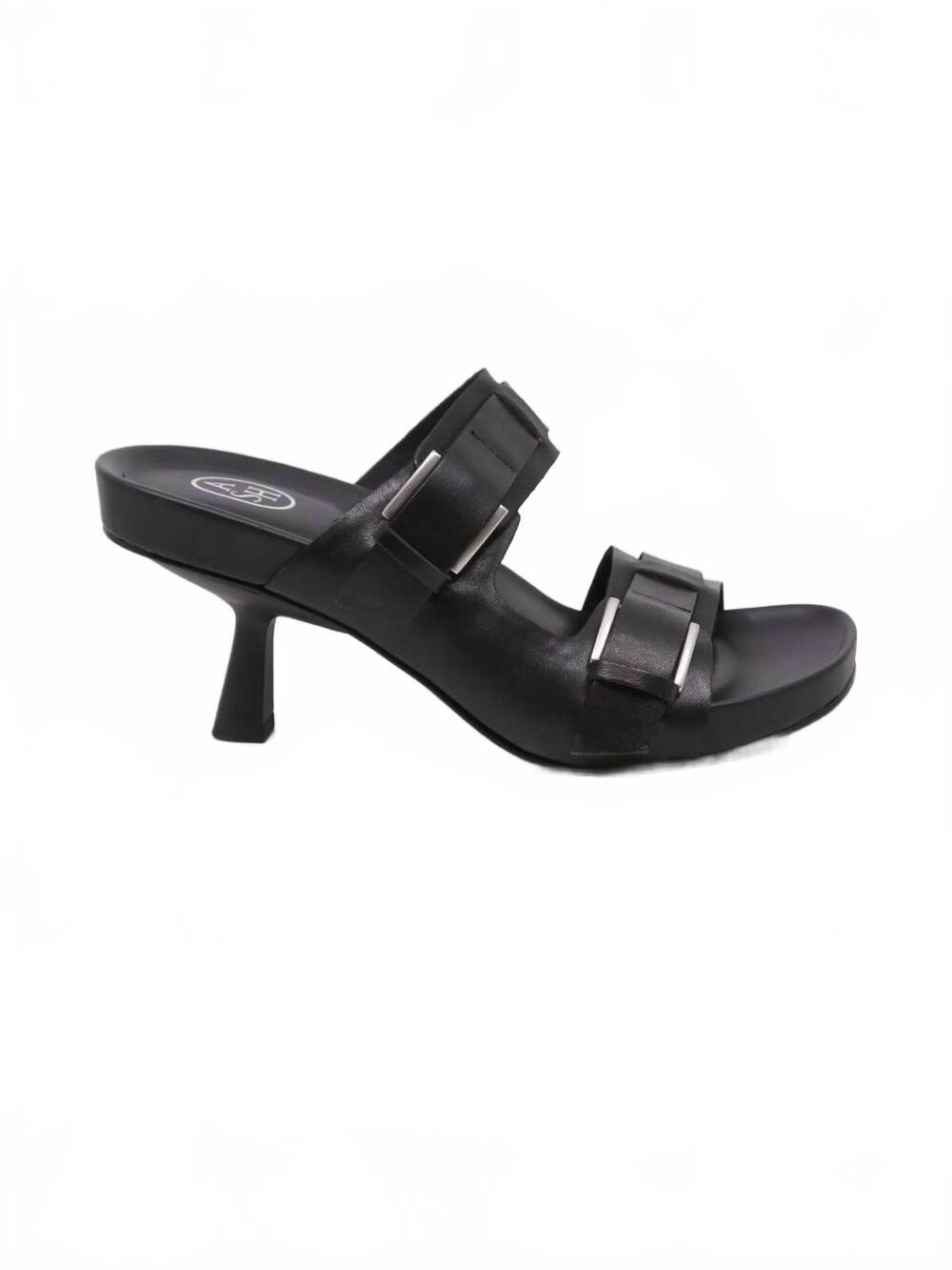NEW ASH women's jakarta leather sandals in black